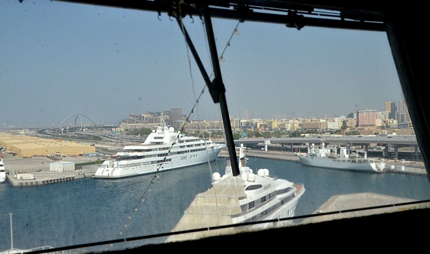 Queen Elisabeth 2  Kommandobr�cke  / Bridge