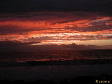 Sonnenuntergang in der N�he von Los Llanos de Aridane